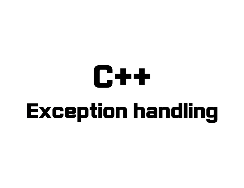 Exceptions Trong C++ - Techacademy