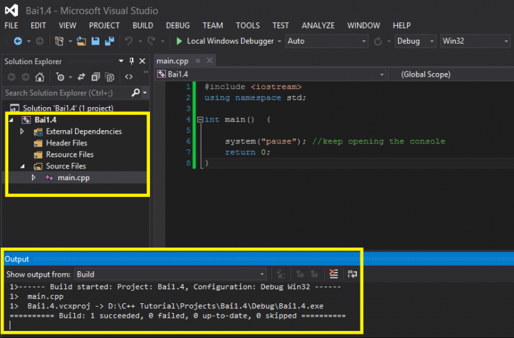 Làm thế nào để khai báo một biến trong C++?