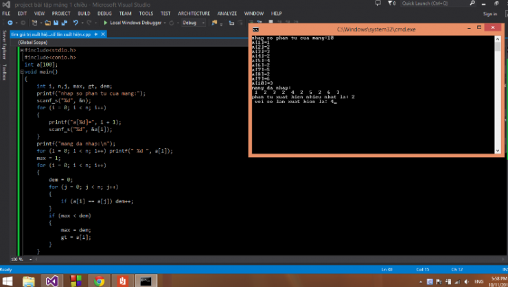 Tìm Phần Tử Xuất Hiện Nhiều Nhất Trong Mảng Python