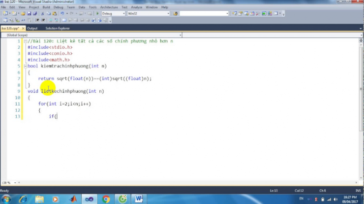 Tìm Số Chính Phương Nhỏ Nhất Trong Mảng Python